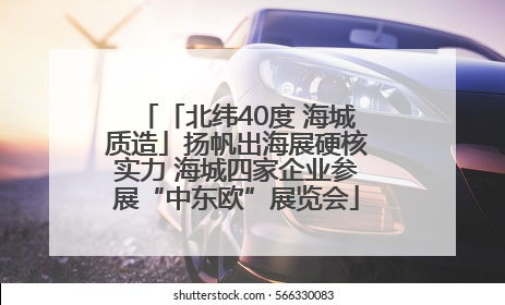 「北纬40度 海城质造」扬帆出海展硬核实力 海城四家企业参展“中东欧”展览会