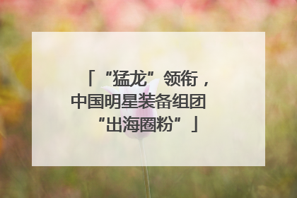 “猛龙”领衔，中国明星装备组团“出海圈粉”