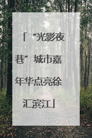 “光影夜巷”城市嘉年华点亮徐汇滨江