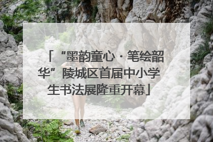 “墨韵童心・笔绘韶华”陵城区首届中小学生书法展隆重开幕