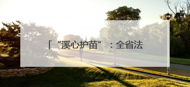 “溪心护苗”：全省法院首个涉诉未成年人保护公益项目正式启动