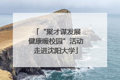 “聚才谋发展 健康暖校园”活动走进沈阳大学