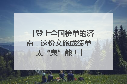 登上全国榜单的济南，这份文旅成绩单太“泉”能！