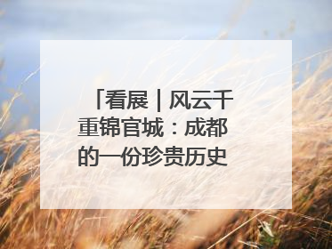 看展｜风云千重锦官城：成都的一份珍贵历史演进记录