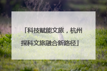 科技赋能文旅，杭州探科文旅融合新路径