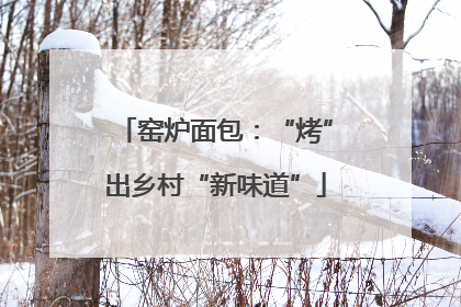 窑炉面包：“烤”出乡村“新味道”