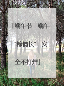 端午节｜端午“粽情长” 安全不打烊