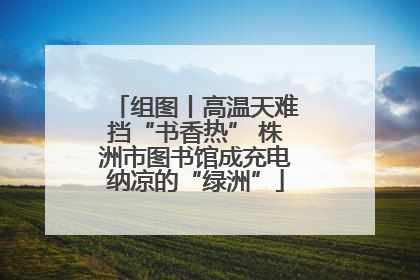 组图丨高温天难挡“书香热” 株洲市图书馆成充电纳凉的“绿洲”
