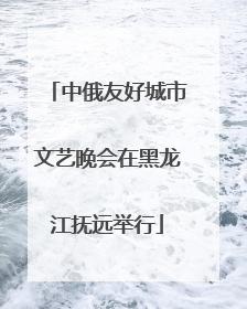 中俄友好城市文艺晚会在黑龙江抚远举行