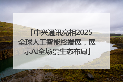 中兴通讯亮相2025全球人工智能终端展，展示AI全场景生态布局