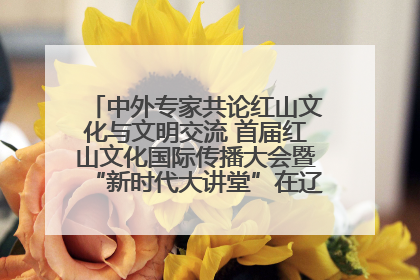 中外专家共论红山文化与文明交流 首届红山文化国际传播大会暨“新时代大讲堂”在辽宁朝阳举办