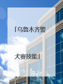 乌鲁木齐警犬赛技能
