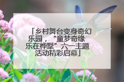 乡村舞台变身奇幻乐园，“童梦奇缘 乐在桦墅”六一主题活动精彩启幕