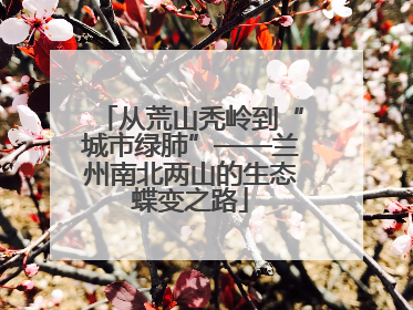 从荒山秃岭到“城市绿肺”——兰州南北两山的生态蝶变之路