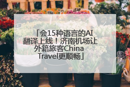 会15种语言的AI翻译上线！济南机场让外籍旅客China Travel更顺畅