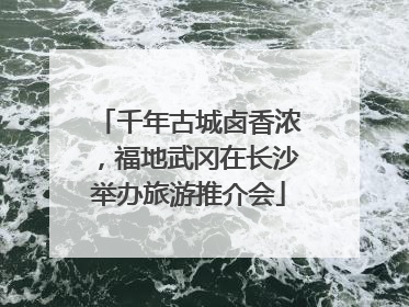 千年古城卤香浓，福地武冈在长沙举办旅游推介会