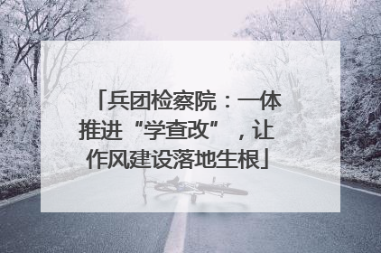 兵团检察院：一体推进“学查改”，让作风建设落地生根