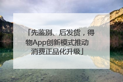 先鉴别、后发货，得物App创新模式推动消费正品化升级