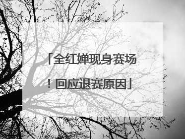 全红婵现身赛场！回应退赛原因