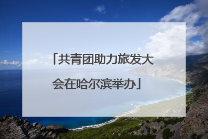 共青团助力旅发大会在哈尔滨举办