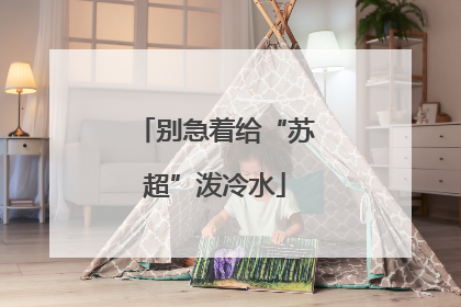 别急着给“苏超”泼冷水
