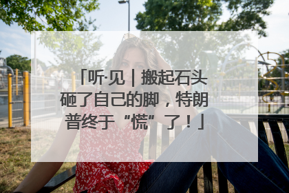 听·见｜搬起石头砸了自己的脚，特朗普终于“慌”了！
