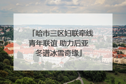 哈市三区妇联牵线青年联谊 助力后亚冬谱冰雪奇缘