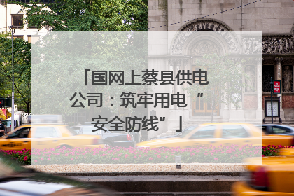 国网上蔡县供电公司：筑牢用电“安全防线”