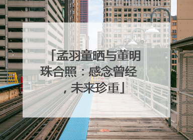 孟羽童晒与董明珠合照：感念曾经，未来珍重