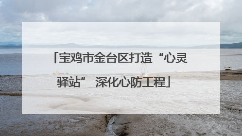 宝鸡市金台区打造“心灵驿站” 深化心防工程