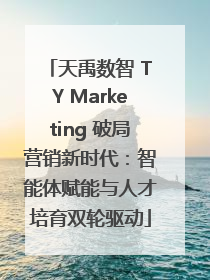 天禹数智 TY Marketing 破局营销新时代：智能体赋能与人才培育双轮驱动