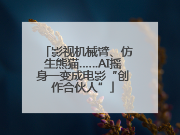 影视机械臂、仿生熊猫……AI摇身一变成电影“创作合伙人”
