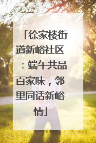徐家楼街道新峪社区：端午共品百家味，邻里同话新峪情