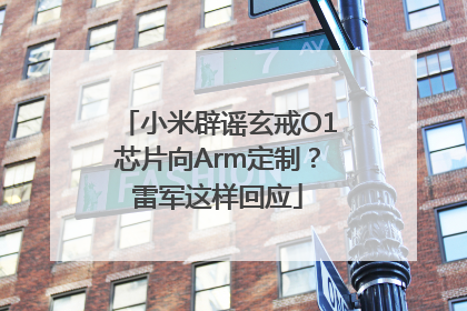 小米辟谣玄戒O1芯片向Arm定制？雷军这样回应