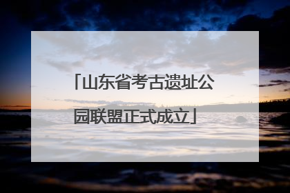 山东省考古遗址公园联盟正式成立