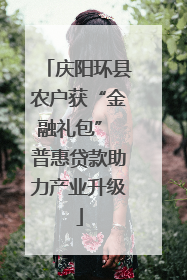 庆阳环县农户获“金融礼包” 普惠贷款助力产业升级