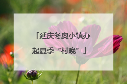 延庆冬奥小镇办起夏季“村晚”