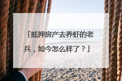 抵押房产去养虾的老兵，如今怎么样了？