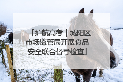 护航高考｜城阳区市场监管局开展食品安全联合督导检查