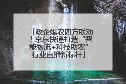 政企媒农四方联动！京东快递打造“智能物流+科技助农”行业直播新标杆