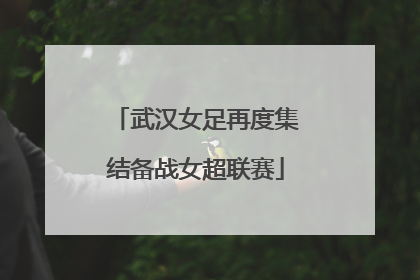 武汉女足再度集结备战女超联赛