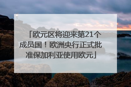 欧元区将迎来第21个成员国！欧洲央行正式批准保加利亚使用欧元