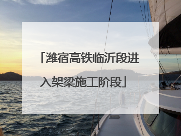 潍宿高铁临沂段进入架梁施工阶段