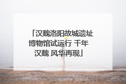 汉魏洛阳故城遗址博物馆试运行 千年汉魏 风华再现