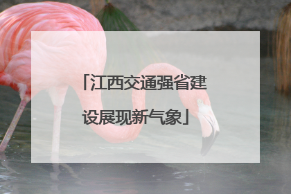 江西交通强省建设展现新气象
