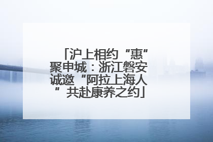 沪上相约“惠”聚申城：浙江磐安诚邀“阿拉上海人”共赴康养之约