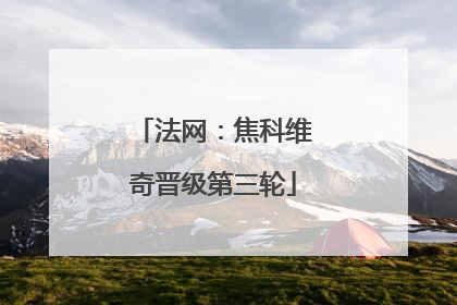 法网：焦科维奇晋级第三轮