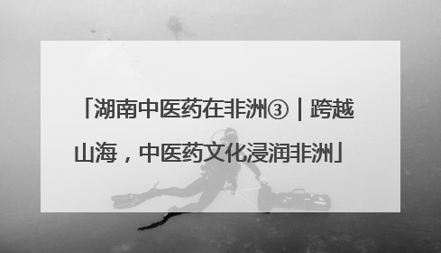 湖南中医药在非洲③｜跨越山海，中医药文化浸润非洲
