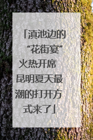 滇池边的“花街宴”火热开席 昆明夏天最潮的打开方式来了