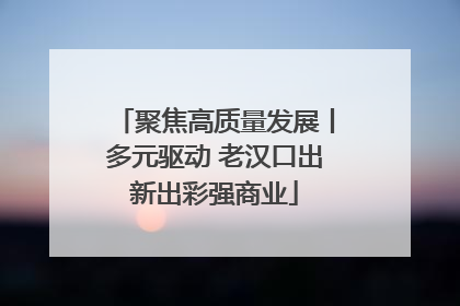 聚焦高质量发展丨多元驱动 老汉口出新出彩强商业